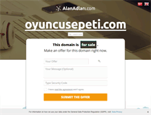 Tablet Screenshot of oyuncusepeti.com